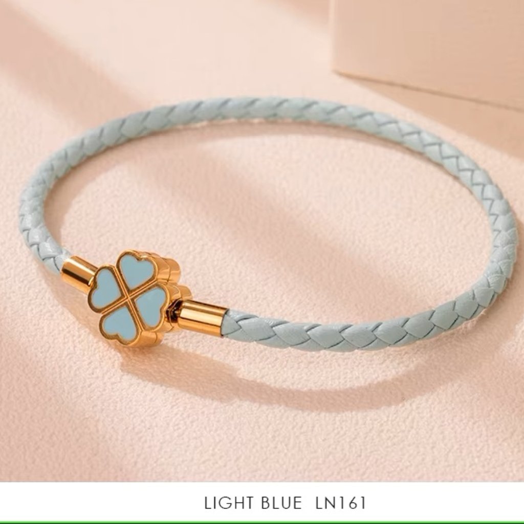 Leather Braided Bracelete